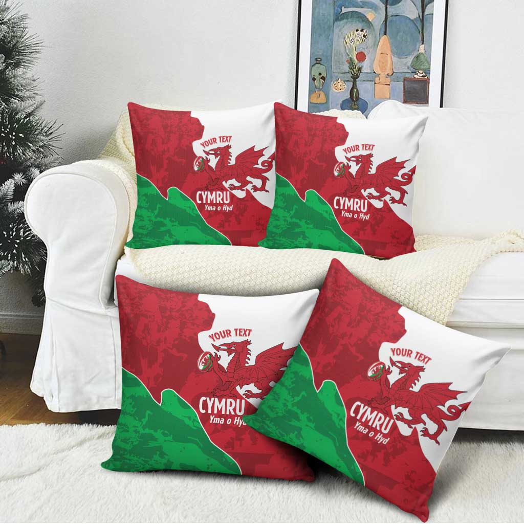 Wales Rugby Custom Pillow Cover Go Cymru Yma O Hyd - Wonder Print Shop