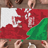 Wales Rugby Custom Puzzle Go Cymru Yma O Hyd LT14