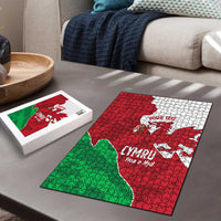 Wales Rugby Custom Puzzle Go Cymru Yma O Hyd LT14