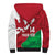 Wales Rugby Custom Sherpa Hoodie Go Cymru Yma O Hyd - Wonder Print Shop