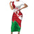 Wales Rugby Custom Short Sleeve Bodycon Dress Go Cymru Yma O Hyd - Wonder Print Shop