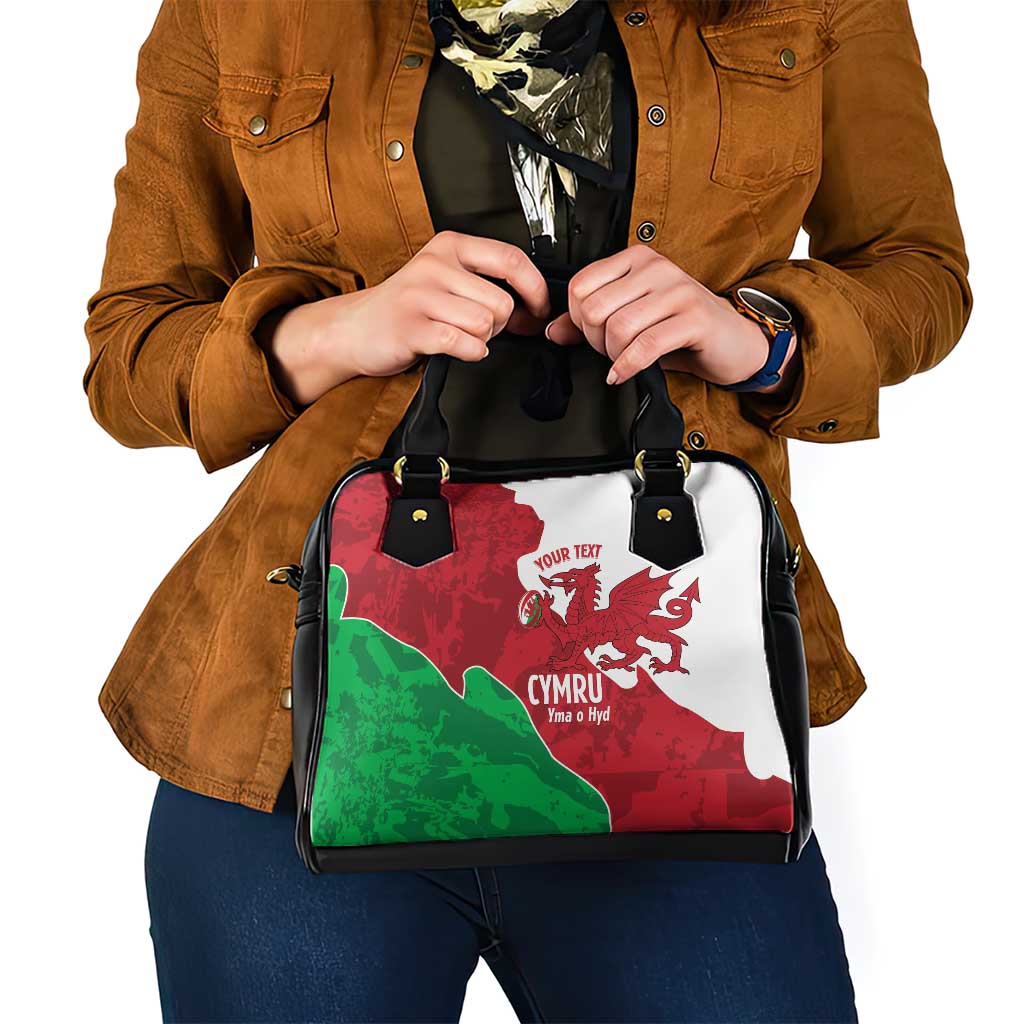 Wales Rugby Custom Shoulder Handbag Go Cymru Yma O Hyd - Wonder Print Shop