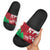 Wales Rugby Custom Slide Sandals Go Cymru Yma O Hyd - Wonder Print Shop