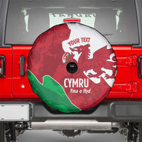 Wales Rugby Custom Spare Tire Cover Go Cymru Yma O Hyd - Wonder Print Shop