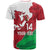 Wales Rugby Custom T Shirt Go Cymru Yma O Hyd - Wonder Print Shop