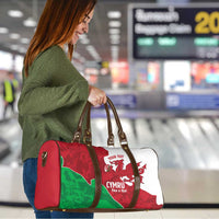 Wales Rugby Custom Travel Bag Go Cymru Yma O Hyd - Wonder Print Shop