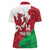 Wales Rugby Custom Women Polo Shirt Go Cymru Yma O Hyd - Wonder Print Shop
