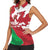 Wales Rugby Custom Women Sleeveless Polo Shirt Go Cymru Yma O Hyd - Wonder Print Shop