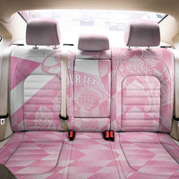 Scotland Rugby Custom Back Car Seat Cover Go Scottish Thistle Pink Version - Wonder Print Shop