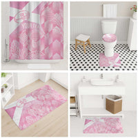 Scotland Rugby Custom Bathroom Set Go Scottish Thistle Pink Version - Wonder Print Shop