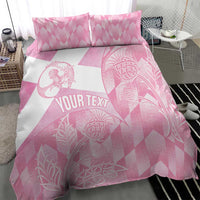 Scotland Rugby Custom Bedding Set Go Scottish Thistle Pink Version - Wonder Print Shop