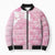 Scotland Rugby Custom Bomber Puffer Jacket Go Scottish Thistle Pink Version - Wonder Print Shop