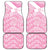 Scotland Rugby Custom Car Mats Go Scottish Thistle Pink Version - Wonder Print Shop