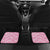 Scotland Rugby Custom Car Mats Go Scottish Thistle Pink Version - Wonder Print Shop