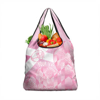Scotland Rugby Custom Grocery Bag Go Scottish Thistle Pink Version - Wonder Print Shop