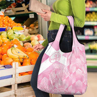 Scotland Rugby Custom Grocery Bag Go Scottish Thistle Pink Version - Wonder Print Shop