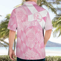 Scotland Rugby Custom Hawaiian Shirt Go Scottish Thistle Pink Version - Wonder Print Shop
