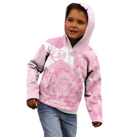 Scotland Rugby Custom Kid Hoodie Go Scottish Thistle Pink Version - Wonder Print Shop