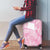 Scotland Rugby Custom Luggage Cover Go Scottish Thistle Pink Version - Wonder Print Shop