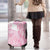 Scotland Rugby Custom Luggage Cover Go Scottish Thistle Pink Version - Wonder Print Shop