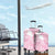 Scotland Rugby Custom Luggage Cover Go Scottish Thistle Pink Version - Wonder Print Shop