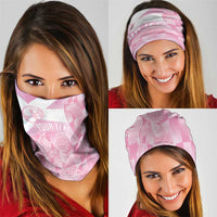 Scotland Rugby Neck Gaiter Go Scottish Thistle Pink Version LT14