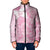 Scotland Rugby Custom Padded Jacket Go Scottish Thistle Pink Version - Wonder Print Shop