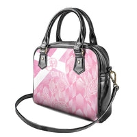 Scotland Rugby Custom Shoulder Handbag Go Scottish Thistle Pink Version - Wonder Print Shop