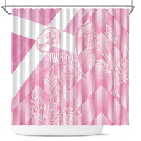 Scotland Rugby Custom Shower Curtain Go Scottish Thistle Pink Version - Wonder Print Shop