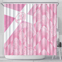 Scotland Rugby Custom Shower Curtain Go Scottish Thistle Pink Version - Wonder Print Shop