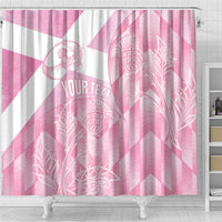 Scotland Rugby Custom Shower Curtain Go Scottish Thistle Pink Version - Wonder Print Shop