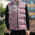 Scotland Rugby Custom Sleeveless Puffer Jacket Go Scottish Thistle Pink Version - Wonder Print Shop