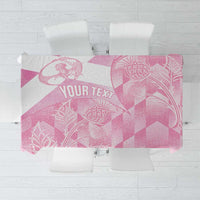 Scotland Rugby Custom Tablecloth Go Scottish Thistle Pink Version - Wonder Print Shop