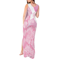 Scotland Rugby Custom Tank Maxi Dress Go Scottish Thistle Pink Version - Wonder Print Shop