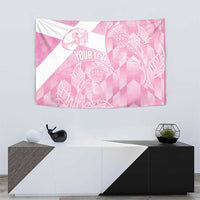 Scotland Rugby Custom Tapestry Go Scottish Thistle Pink Version - Wonder Print Shop