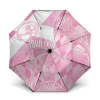 Scotland Rugby Custom Umbrella Go Scottish Thistle Pink Version - Wonder Print Shop
