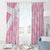 Scotland Rugby Custom Window Curtain Go Scottish Thistle Pink Version - Wonder Print Shop