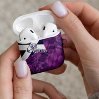Scotland Rugby Custom AirPods Case Go Scottish Thistle Purple Version - Wonder Print Shop