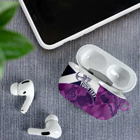Scotland Rugby Custom AirPods Case Go Scottish Thistle Purple Version - Wonder Print Shop