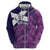 Scotland Rugby Custom Hoodie Go Scottish Thistle Purple Version - Wonder Print Shop