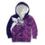 Scotland Rugby Custom Kid Hoodie Go Scottish Thistle Purple Version - Wonder Print Shop