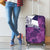 Scotland Rugby Custom Luggage Cover Go Scottish Thistle Purple Version - Wonder Print Shop