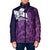 Scotland Rugby Custom Padded Jacket Go Scottish Thistle Purple Version - Wonder Print Shop