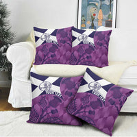 Scotland Rugby Custom Pillow Cover Go Scottish Thistle Purple Version - Wonder Print Shop