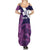 Scotland Rugby Custom Summer Maxi Dress Go Scottish Thistle Purple Version - Wonder Print Shop