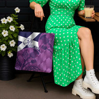 Scotland Rugby Custom Tote Bag Go Scottish Thistle Purple Version - Wonder Print Shop