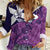 Scotland Rugby Custom Women Casual Shirt Go Scottish Thistle Purple Version - Wonder Print Shop