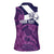 Scotland Rugby Custom Women Sleeveless Polo Shirt Go Scottish Thistle Purple Version - Wonder Print Shop