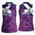 Scotland Rugby Custom Women Sleeveless Polo Shirt Go Scottish Thistle Purple Version - Wonder Print Shop