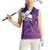 Scotland Rugby Custom Women Sleeveless Polo Shirt Go Scottish Thistle Purple Version - Wonder Print Shop